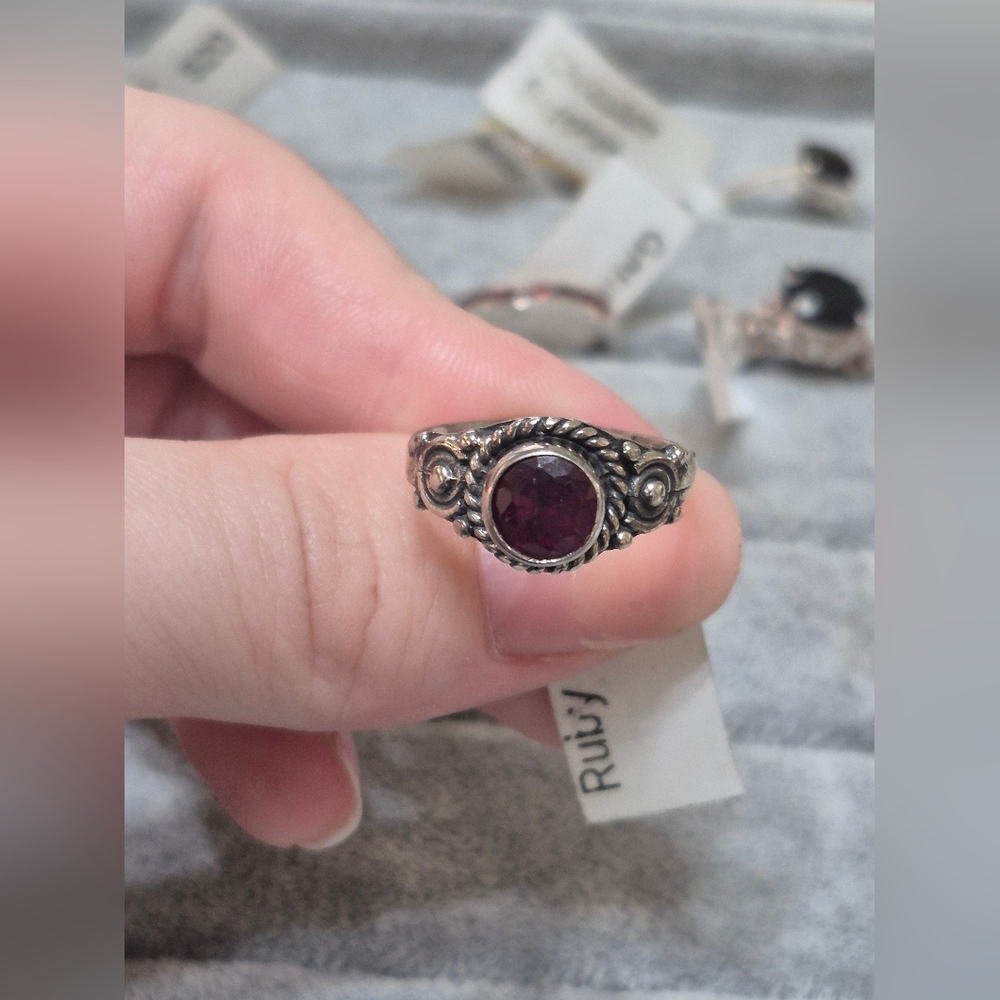 Sterling silver Womens Ring